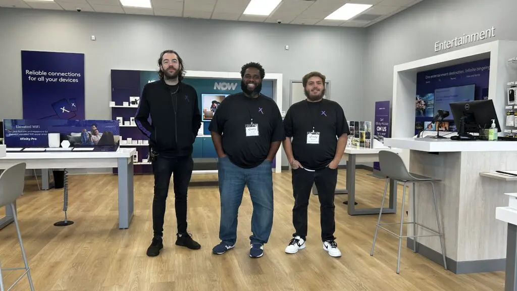 Xfinity employees at the White Lake Xfinity store