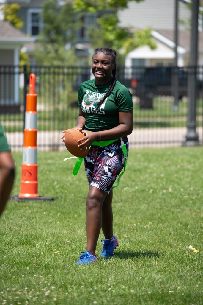 Boys & Girls Club of Southeastern Michigan members kicked off the Olympic Games with an Olympic-themed field day. 