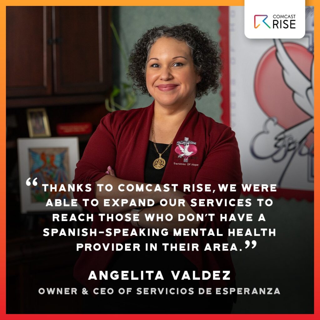 Angelita Valdez Comcast RISE quote
